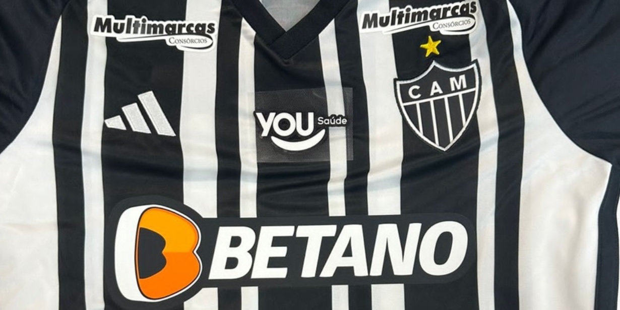 atlético mg fecha patrocínio com you saúde para a região do esterno da camisa