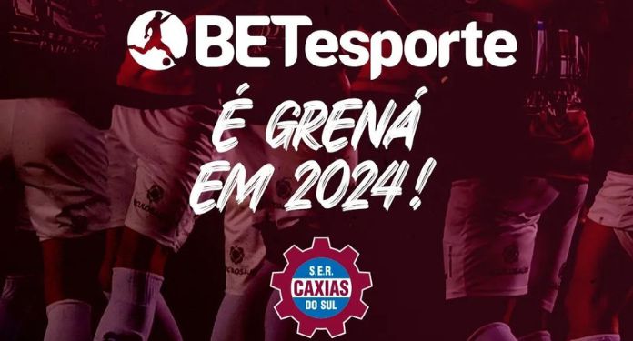 betesporte é o novo patrocinador do time do caxias