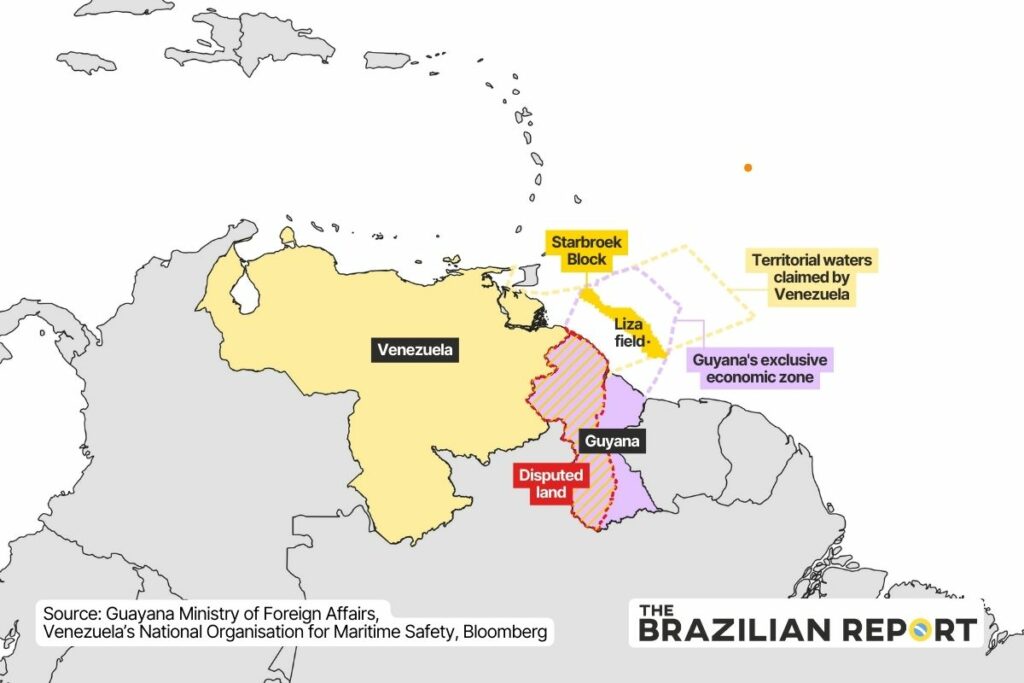 brazil to host venezuela guyana talks amid border tensions