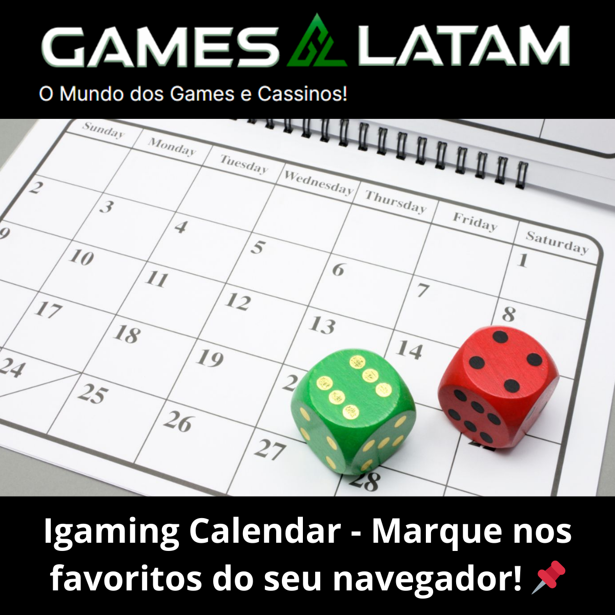 igaming calendar games latam