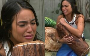 bbb 24: vanessa lopes fica aos prantos após saída de lucas pizane