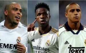 vini jr próximo de ultrapassar ronaldo fenômeno? veja ranking dos brasileiros com mais gols na história do real madrid