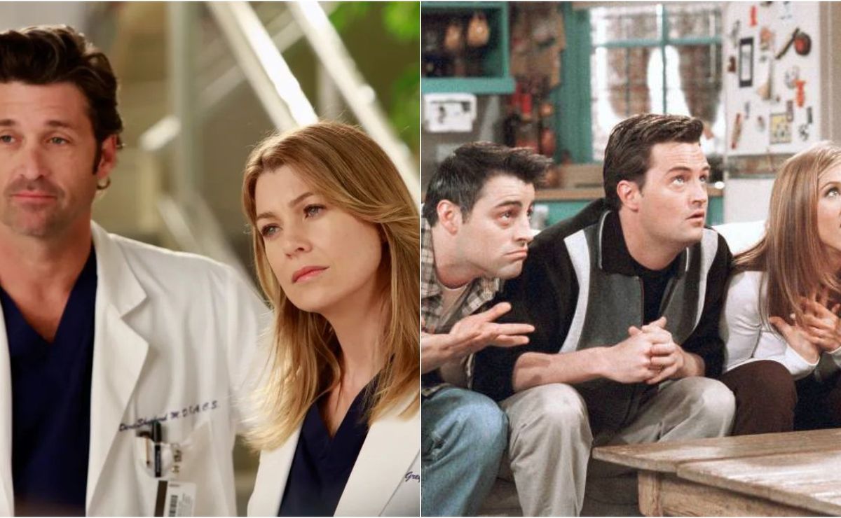 qual foi a maior “queridinha” de 2023, friends ou grey’s anatomy? ranking das séries mais assistidas do ano