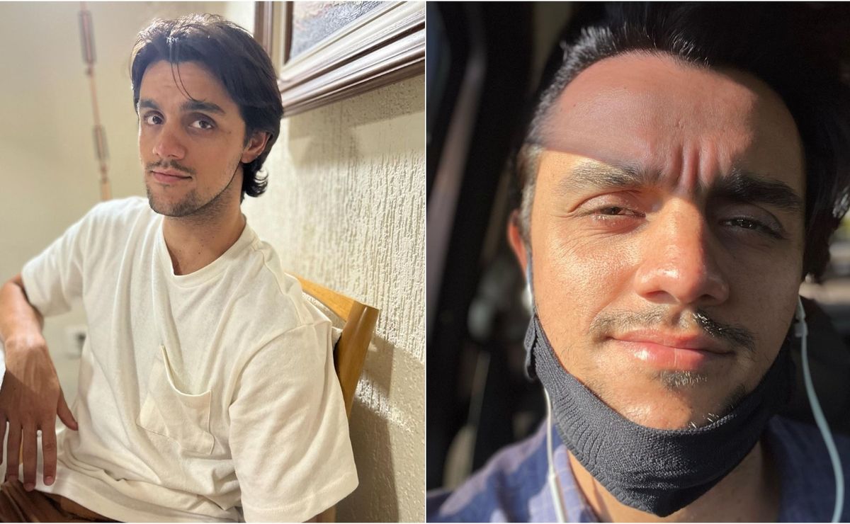 com dificuldade para enxergar, felipe simas é internado e descobre problema na visão