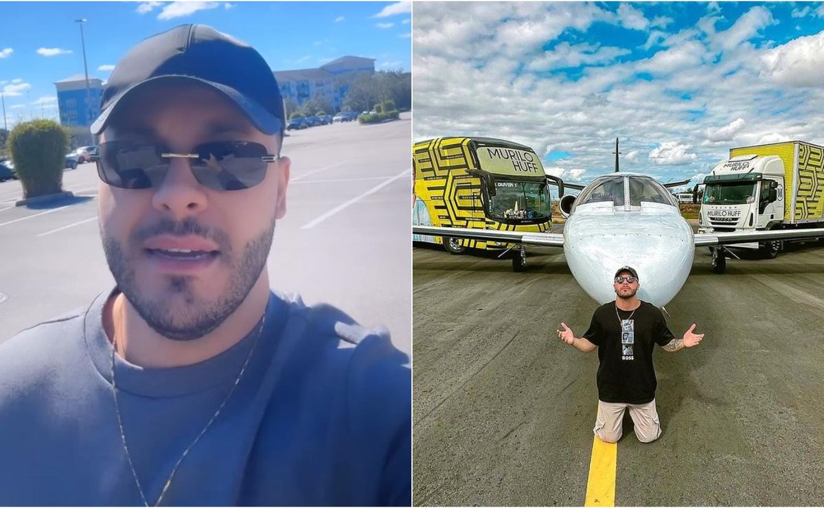 avião de murilo huff cai em vala de aeroporto e cantor se pronuncia