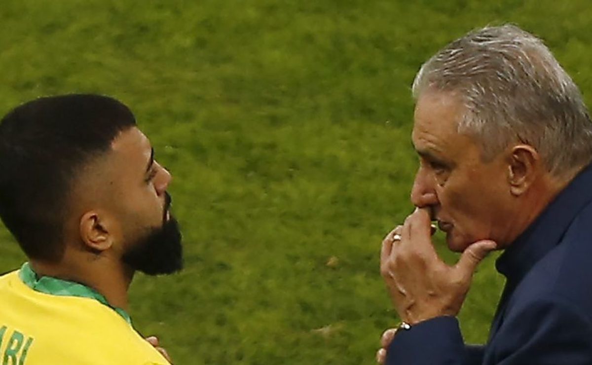 primeira escalação, novo time titular do flamengo de tite e gabigol recebe comunicado