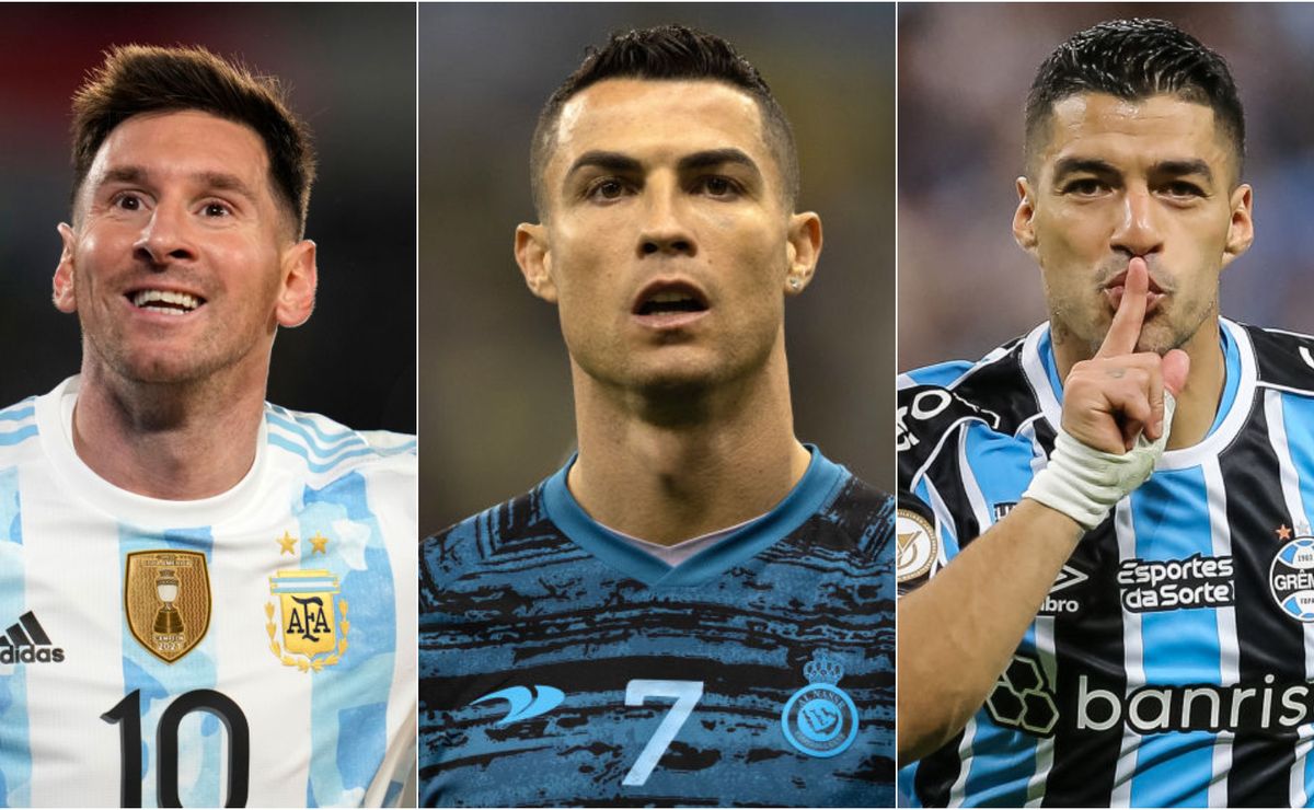 messi ou cr7? ranking dos maiores artilheiros sem pênaltis no século 21