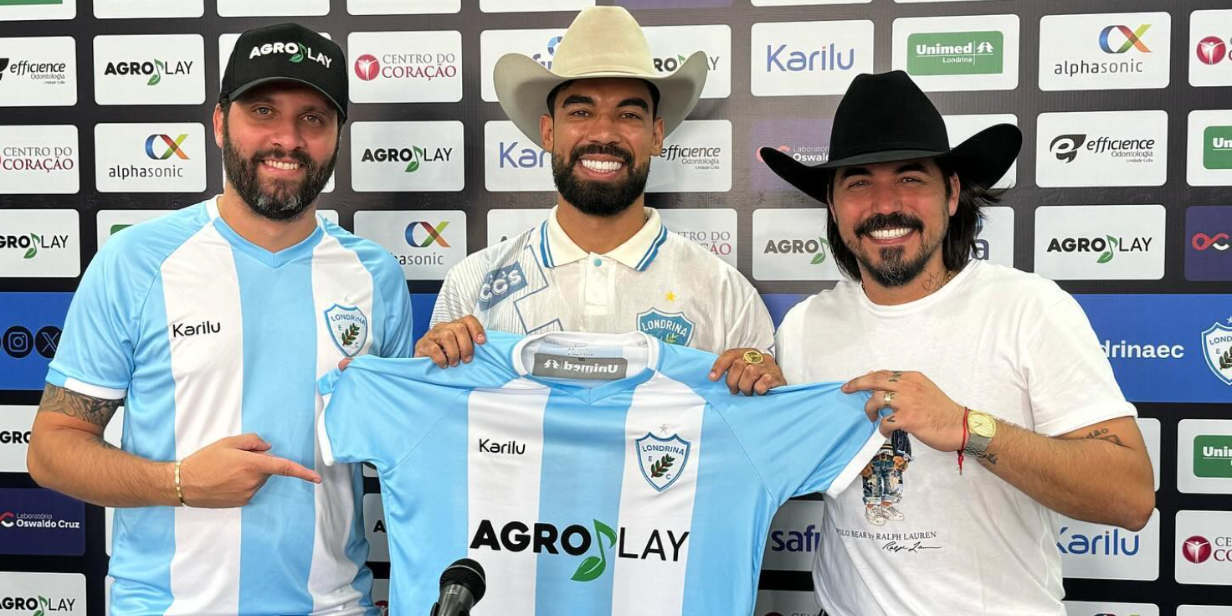 após virar saf, londrina anuncia agroplay como patrocinador máster