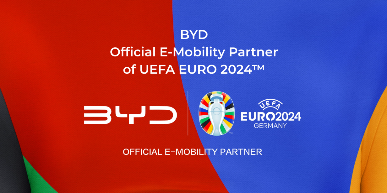 uefa anuncia byd como nova parceira oficial e de sustentabilidade da euro 2024