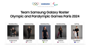 samsung apresenta time de 25 atletas para paris 2024, incluindo rayssa leal