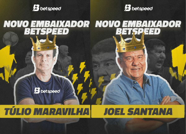 betspeed anuncia joel santana e túlio maravilha como embaixadores