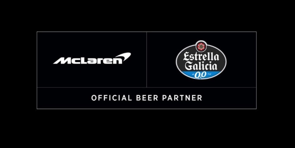 estrella galicia 0.0 sai da ferrari e volta a ser cerveja oficial da mclaren na temporada 2024 da f1