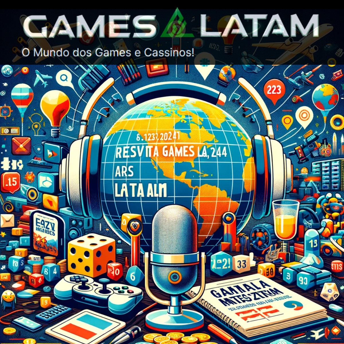 retrospectiva 2023 e projeções para 2024 da revista games latam e podcast