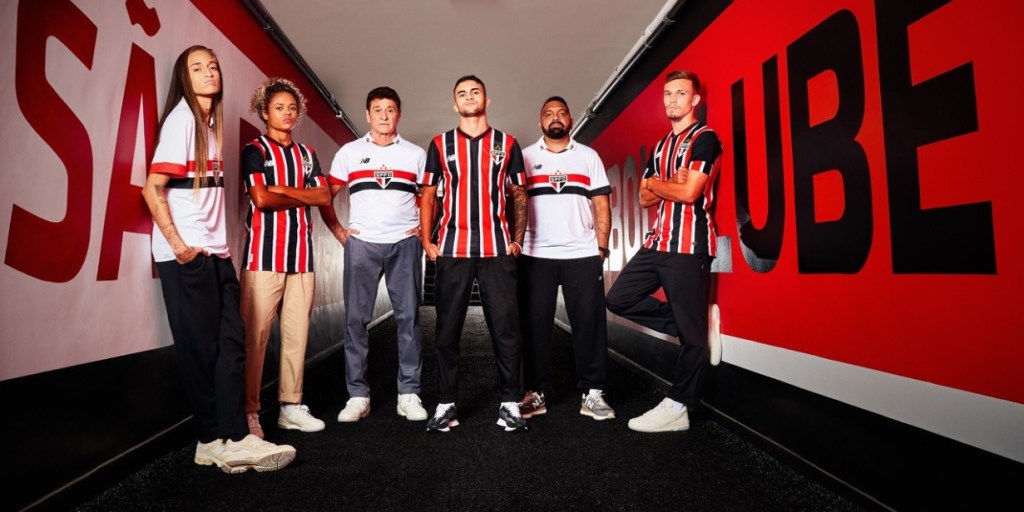 são paulo apresenta primeiros uniformes com a new balance e oficializa superbet como patrocinadora máster