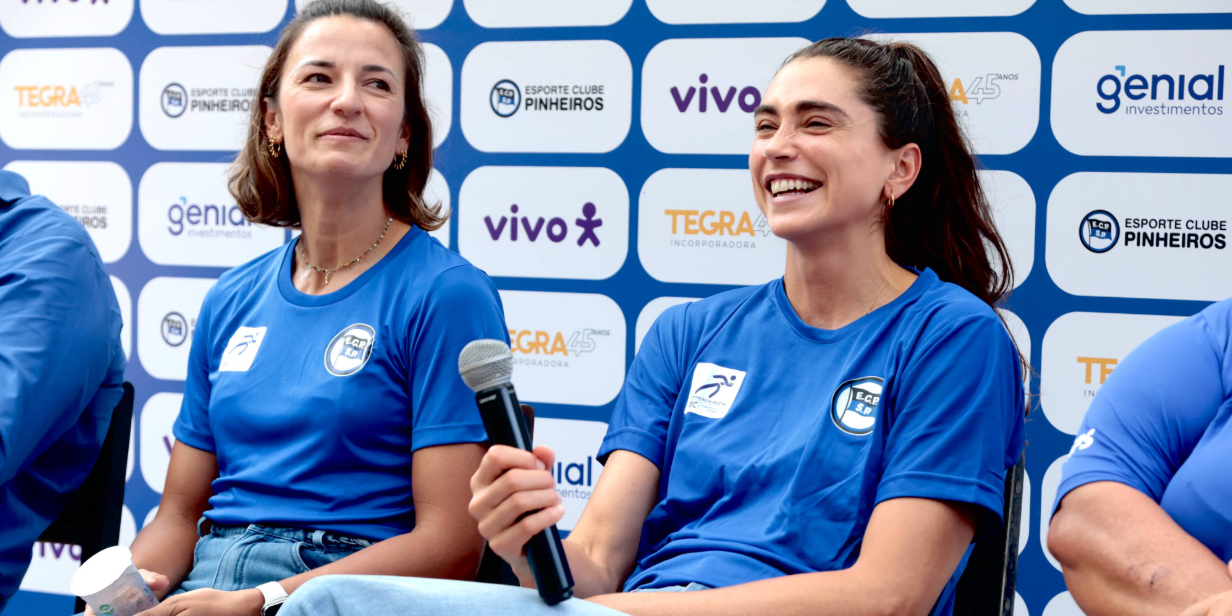 com bárbara seixas e carol solberg, pinheiros reforça esportes de praia e time olímpico às vésperas de paris 2024