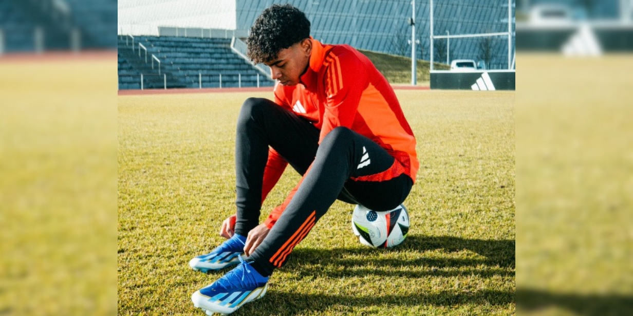 lamine yamal, astro de 16 anos do barcelona, é o novo embaixador da adidas