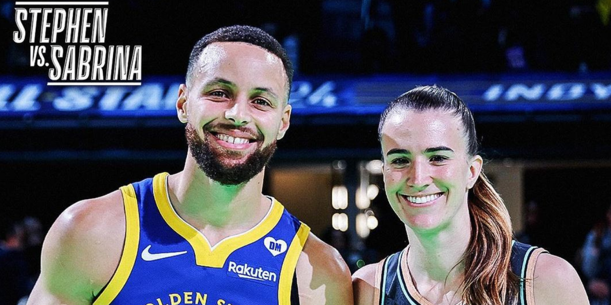 under armour provoca nike, após vitória de stephen curry sobre sabrina ionescu em desafio de três pontos