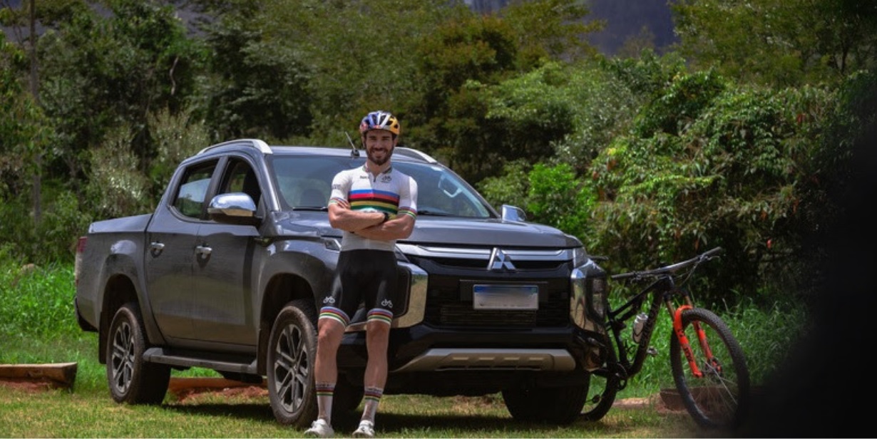 maior ciclista da história do país, henrique avancini é novo embaixador da mitsubishi