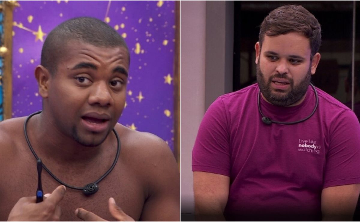 bbb 24: davi discute com michel e reclama de 'intromissão': "quer criar problema"