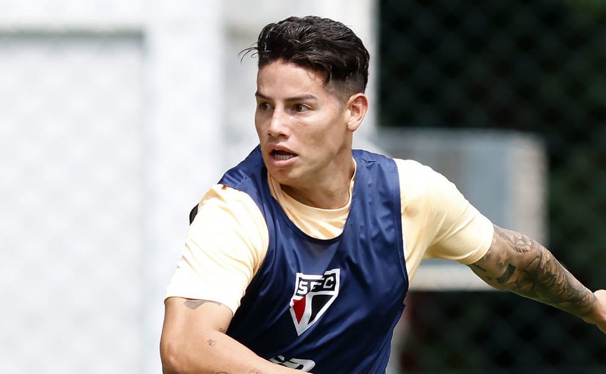 carpini está satisfeito, mas entrega situação que compromete james rodríguez no são paulo