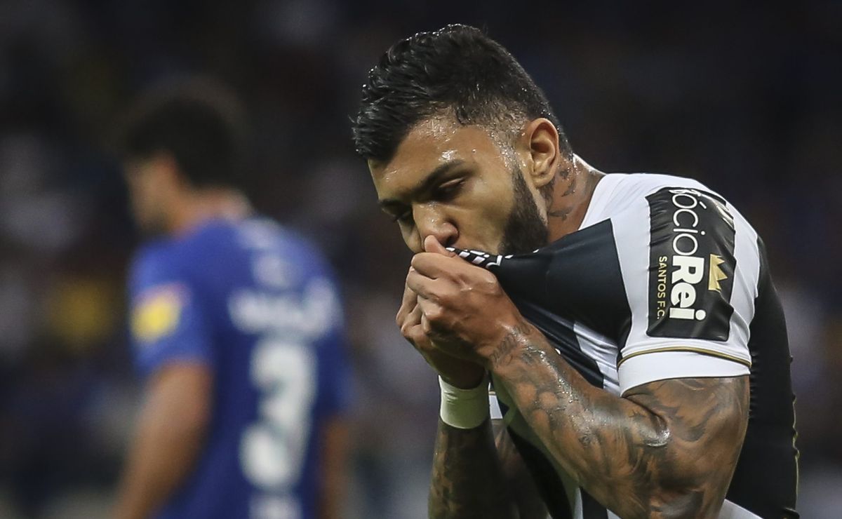 "todo mundo sabe que sou torcedor do santos"; gabigol da forte declaração sobre o alvinegro praiano