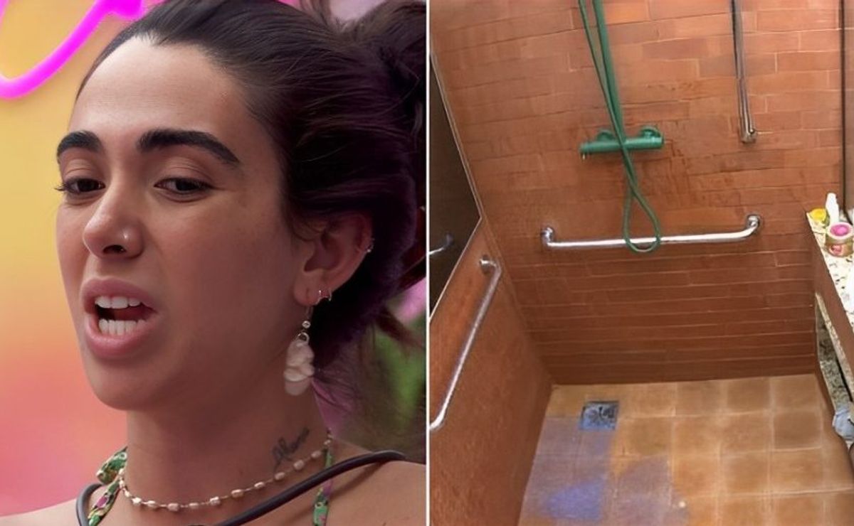 bbb 24: giovanna encontra ‘porquice’ no box do banheiro e se irrita: “olha!”