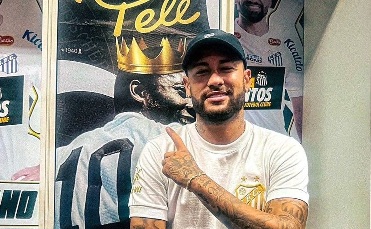 a influência foi confirmada pelo fábio carille: neymar causa 'impacto' no santos 