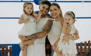 virginia fonseca e zé felipe revelam sexo do terceiro bebê em chá especial