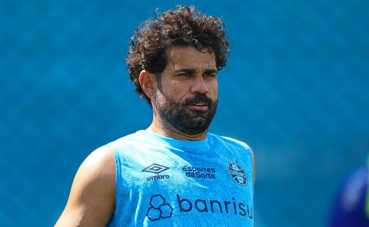 grêmio traça estratégia de última hora e diego costa fica perto do grenal