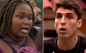 bbb 24: após ser citado por raquele, felipe prior se irrita: “ainda falam”