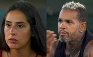 bbb 24: deniziane confronta rodriguinho sobre ser opção de voto