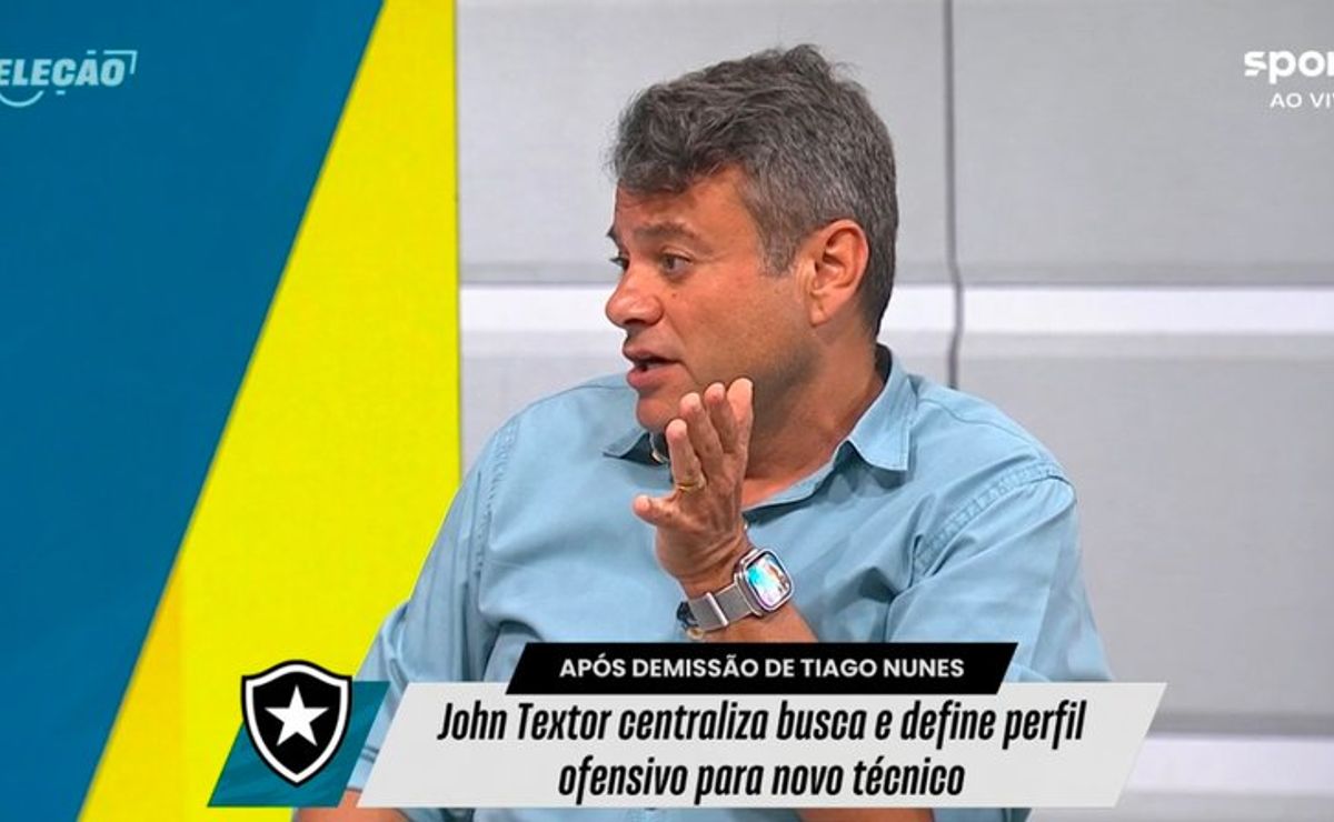 textor quer até 4ª: eric faria revela 2 técnicos favoritos a assumir o botafogo