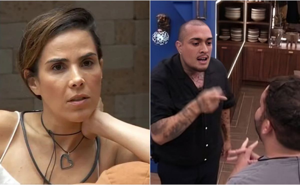 bbb 24: wanessa fica irritada e compara mc bin laden e davi: "fazendo igual..."