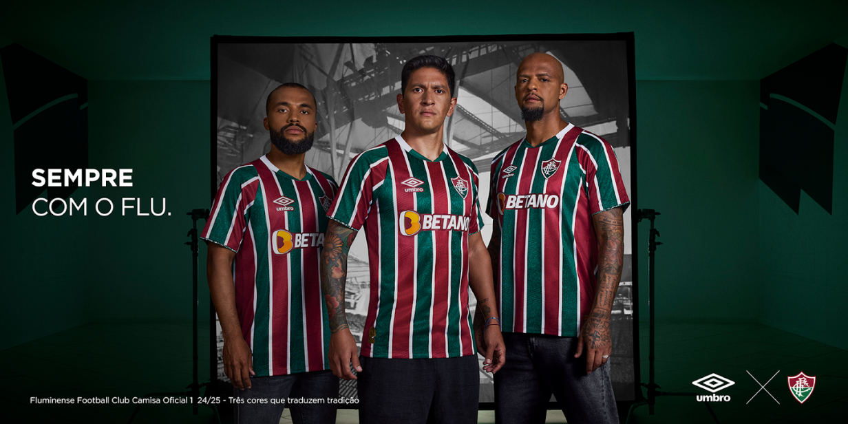 umbro apresenta nova camisa do fluminense para temporada 2024