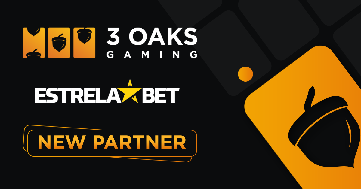 de olho no mercado brasileiro, provedor de jogos 3 oaks gaming firma parceria com a estrelabet