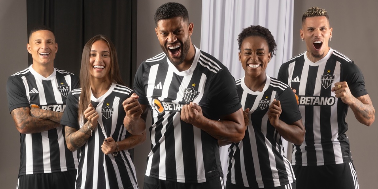 adidas resgata fatos históricos e pioneiros na nova camisa titular do atlético mg