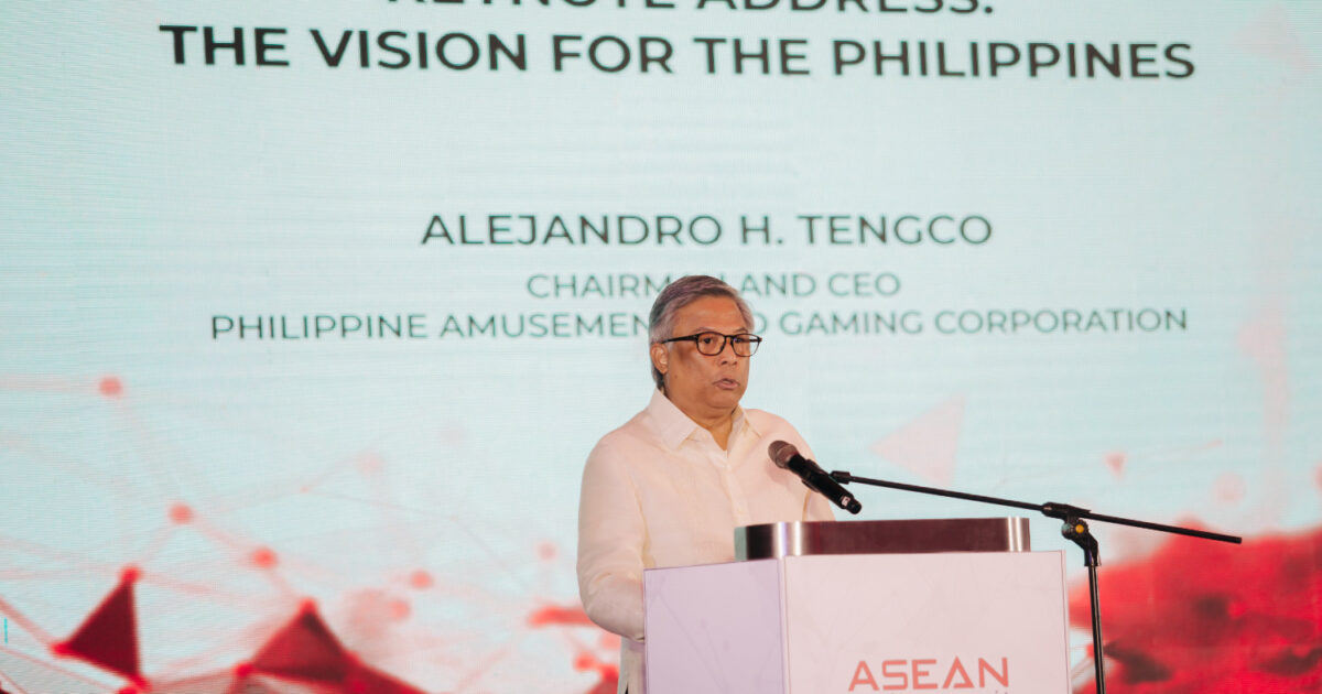 pagcor chairman tengco, bloomberry coo arasi, headline speakers at asean gaming summit 2024