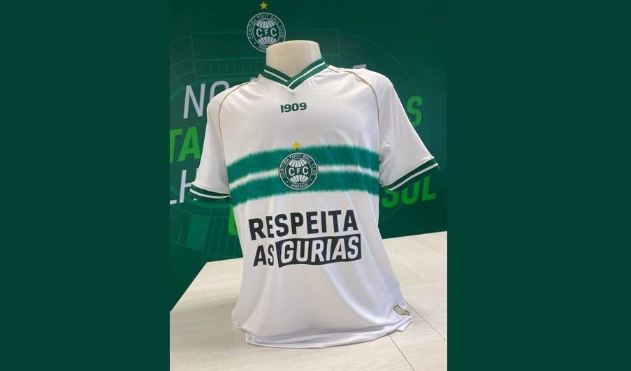 reals cede espaço do patrocínio master na camisa do coritiba para homenagear as mulheres