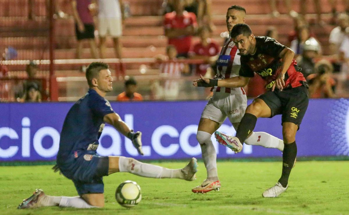 sport vence naútico e larga na frente no campeonato estadual