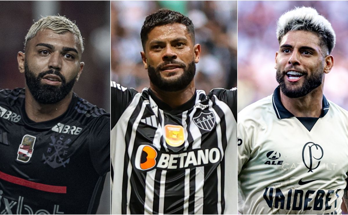 hulk, gabigol, yuri alberto e mais: ranking dos jogadores brasileiros com mais gols desde 2021 no futebol mundial