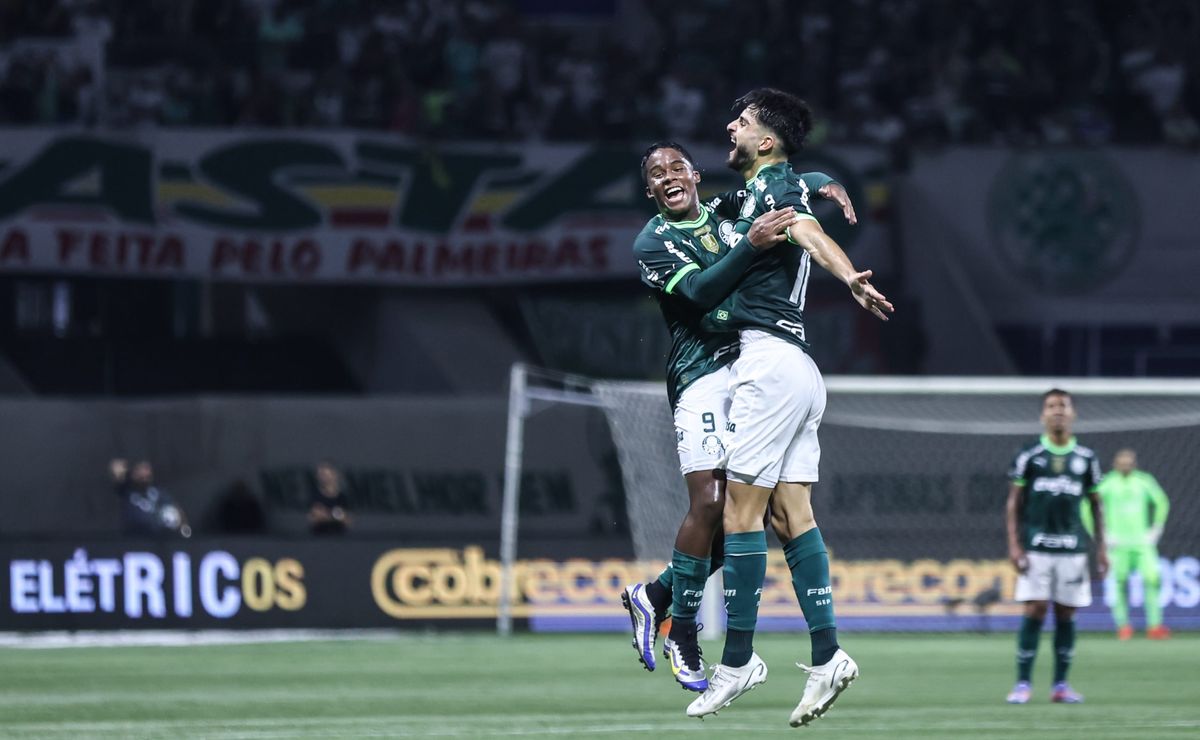 flaco lópez e endrick atingem marca em goleada do palmeiras contra a ponte