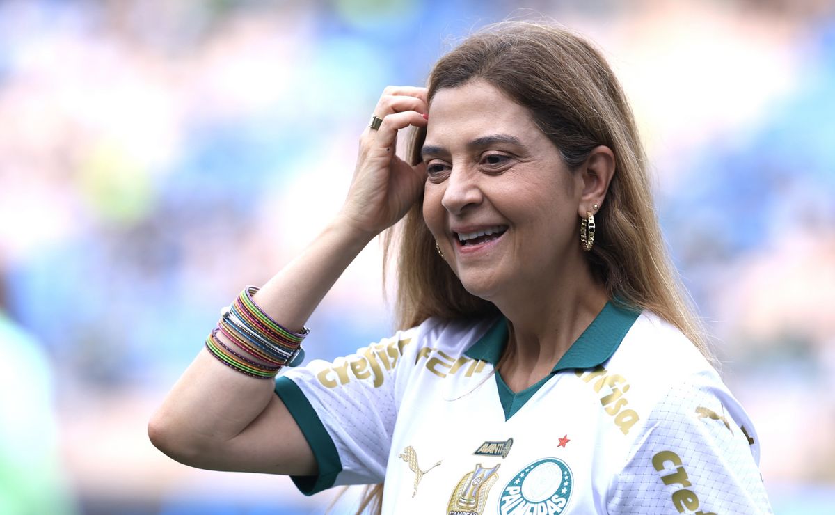 presidente do palmeiras, leila pereira se diz contra torcida única no futebol paulista: "o espetáculo acontece"