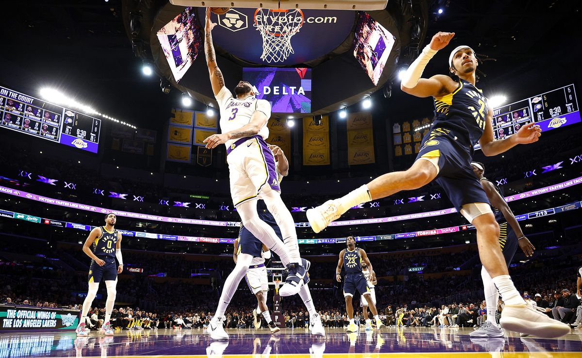 lakers fazem jogaço de 150 pontos para vencer os pacers
