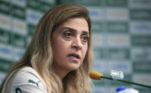 leila pereira conversa com ídolo do flamengo na cbf e bastidores na seleção chamam atenção do palmeiras