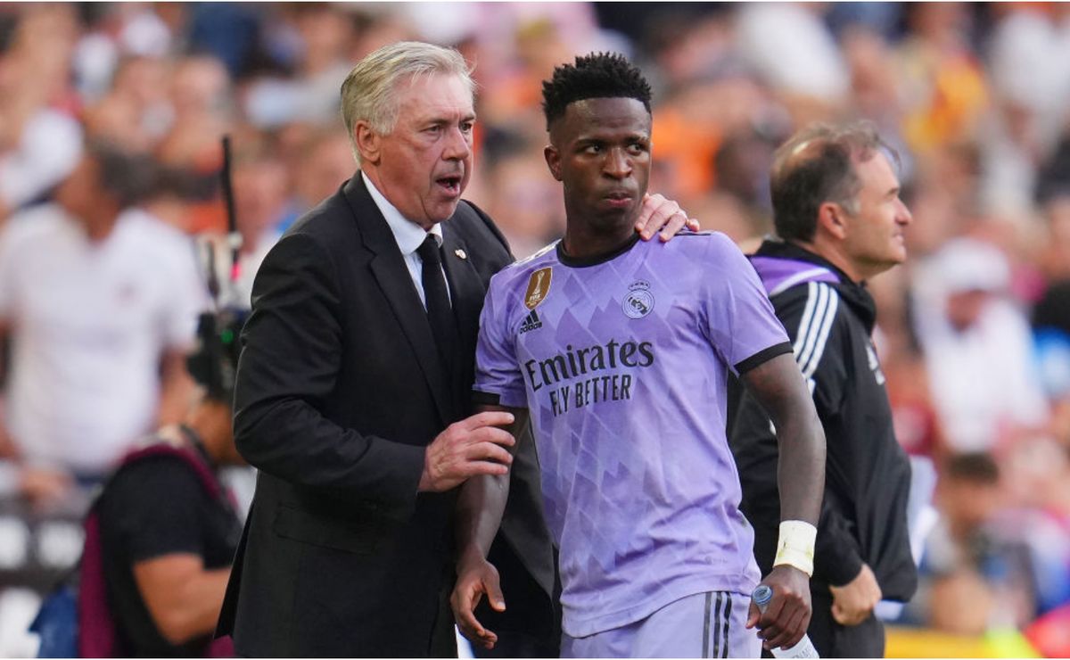 real madrid: ancelotti não fica quieto e responde ataques contra vini jr.: "precisam mudar"