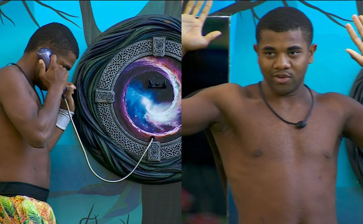 bbb 24: davi atende ao big fone e vai parar no paredão