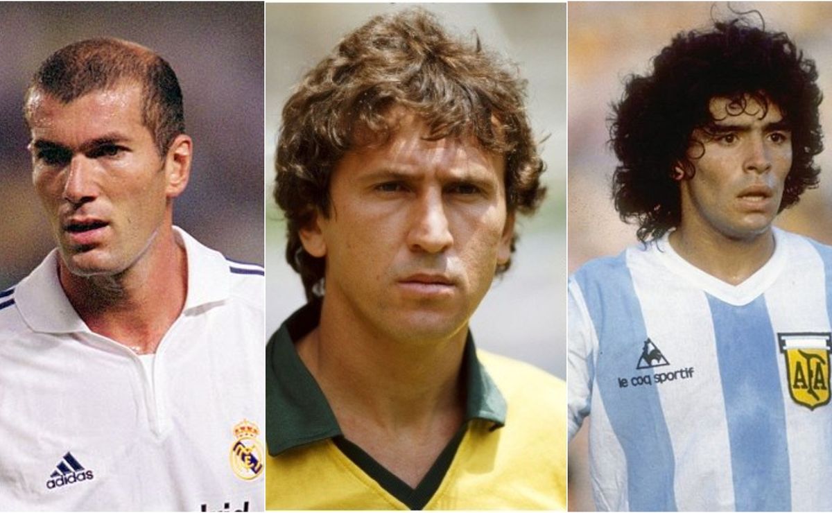 zico aparece entre os 10 melhores meias da história do futebol; confira ranking