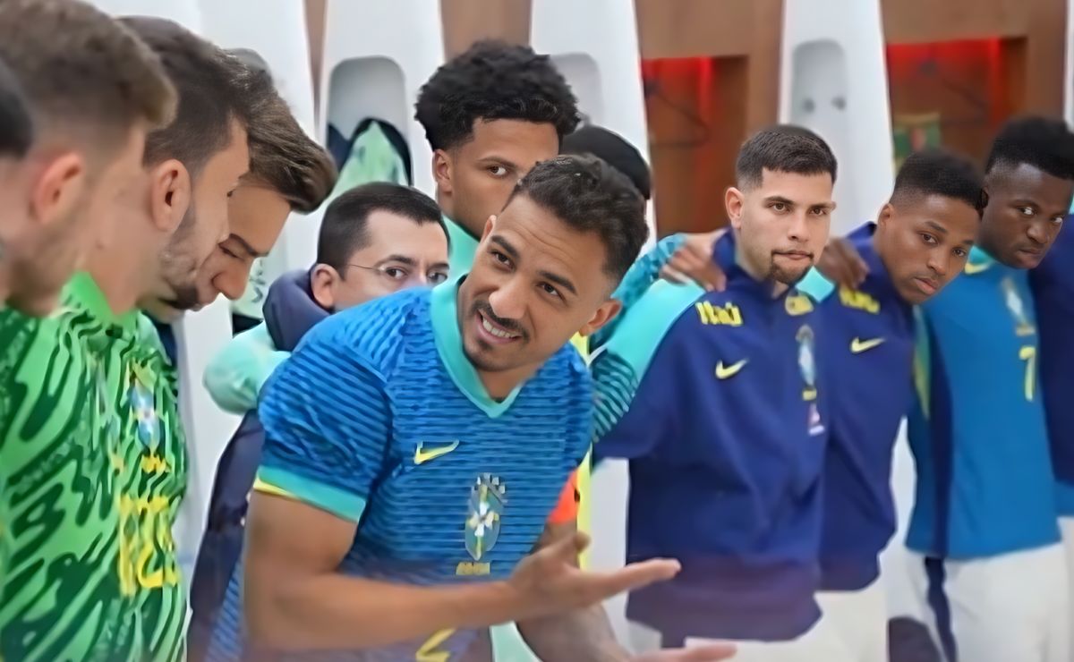 danilo ‘enquadra’ rafael no vestiário da seleção brasileira e vídeo é divulgado: “vai jogar sem brilho?”