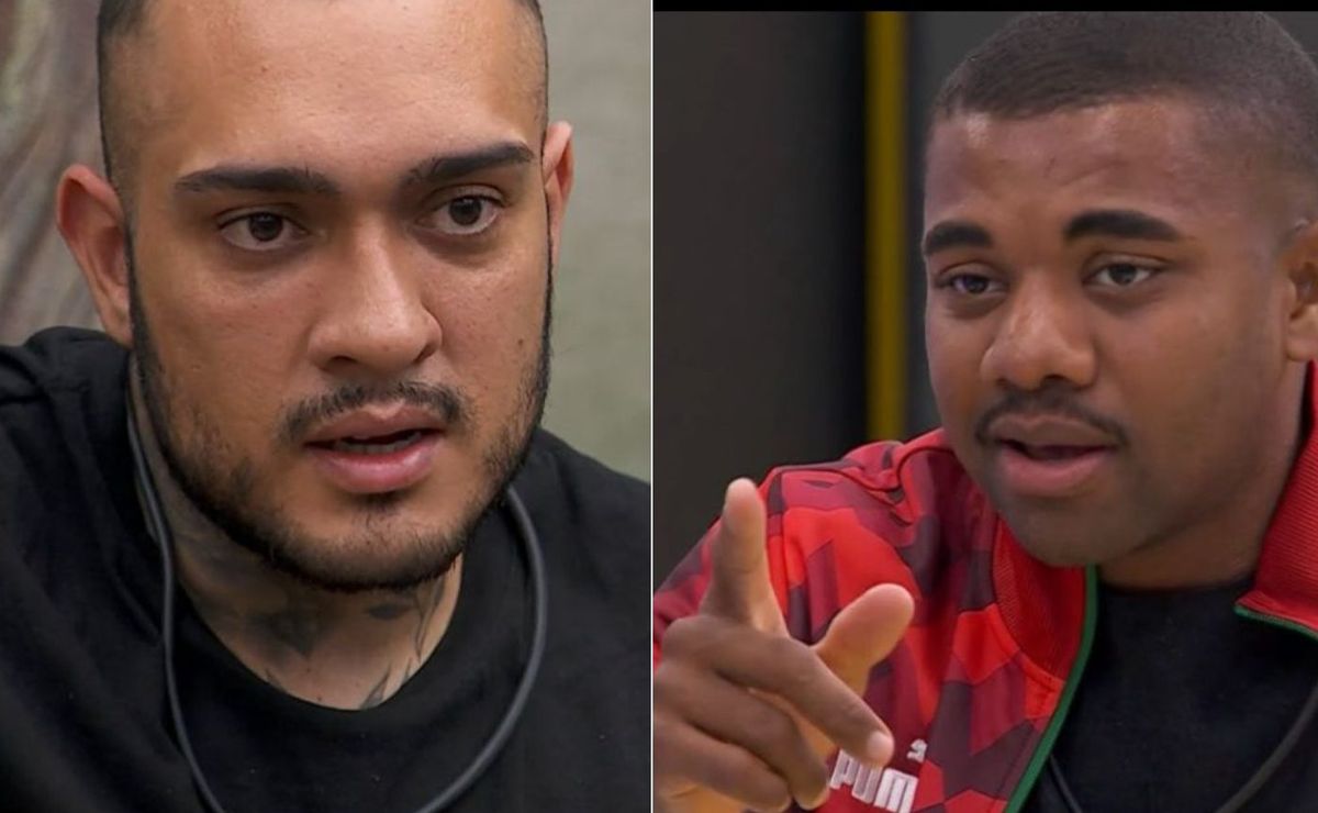 bbb 24: mc bin laden comenta que davi não teria força em um paredão contra ele