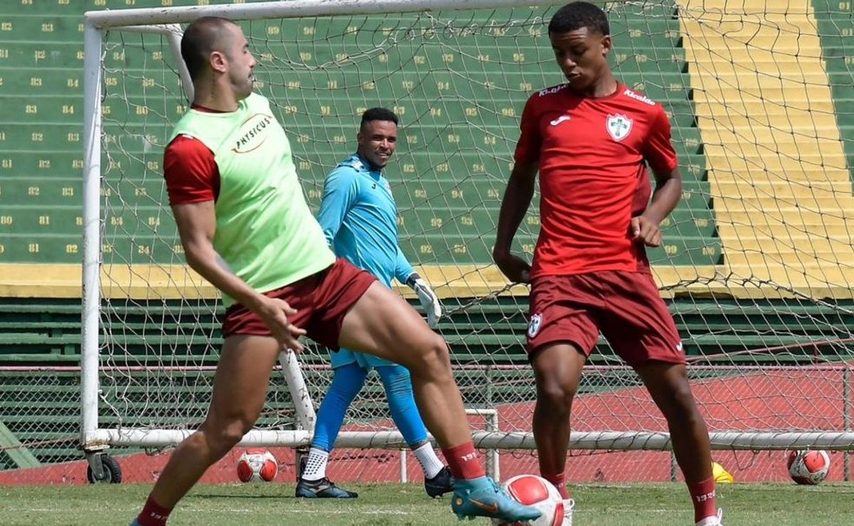 treino da portuguesa é aberto e revela tática da equipe para vencer o santos no paulistão